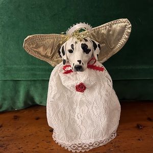 New Dalmatian Angel on Stand